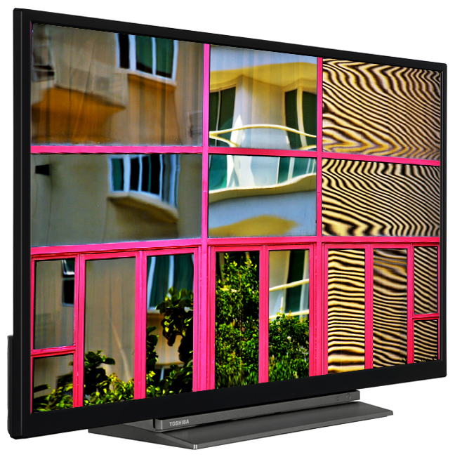 24WL3C63DA LED Fernseher 61 cm (24") EEK: F HD-ready (Schwarz) 