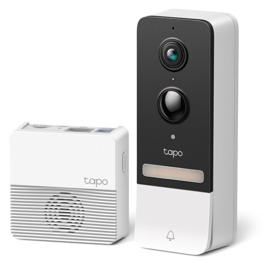 Tapo D230S1 Smart Battery Video Doorbell  Wlan  (Schwarz, Weiß) 