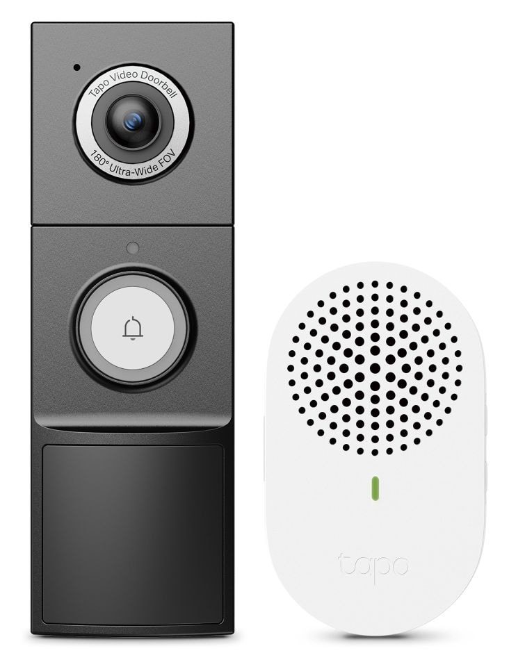 Tapo D235 Smart Video Doorbell  Wlan  (Schwarz, Weiß) 