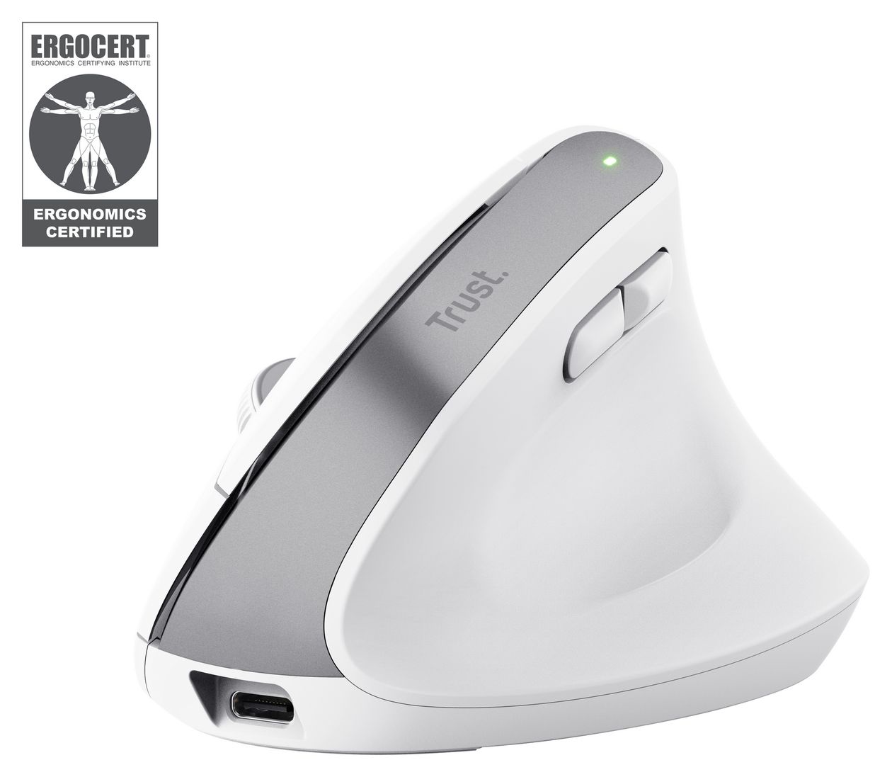 Bayo+ 2400 DPI Büro Maus Optisch  (Weiß) 