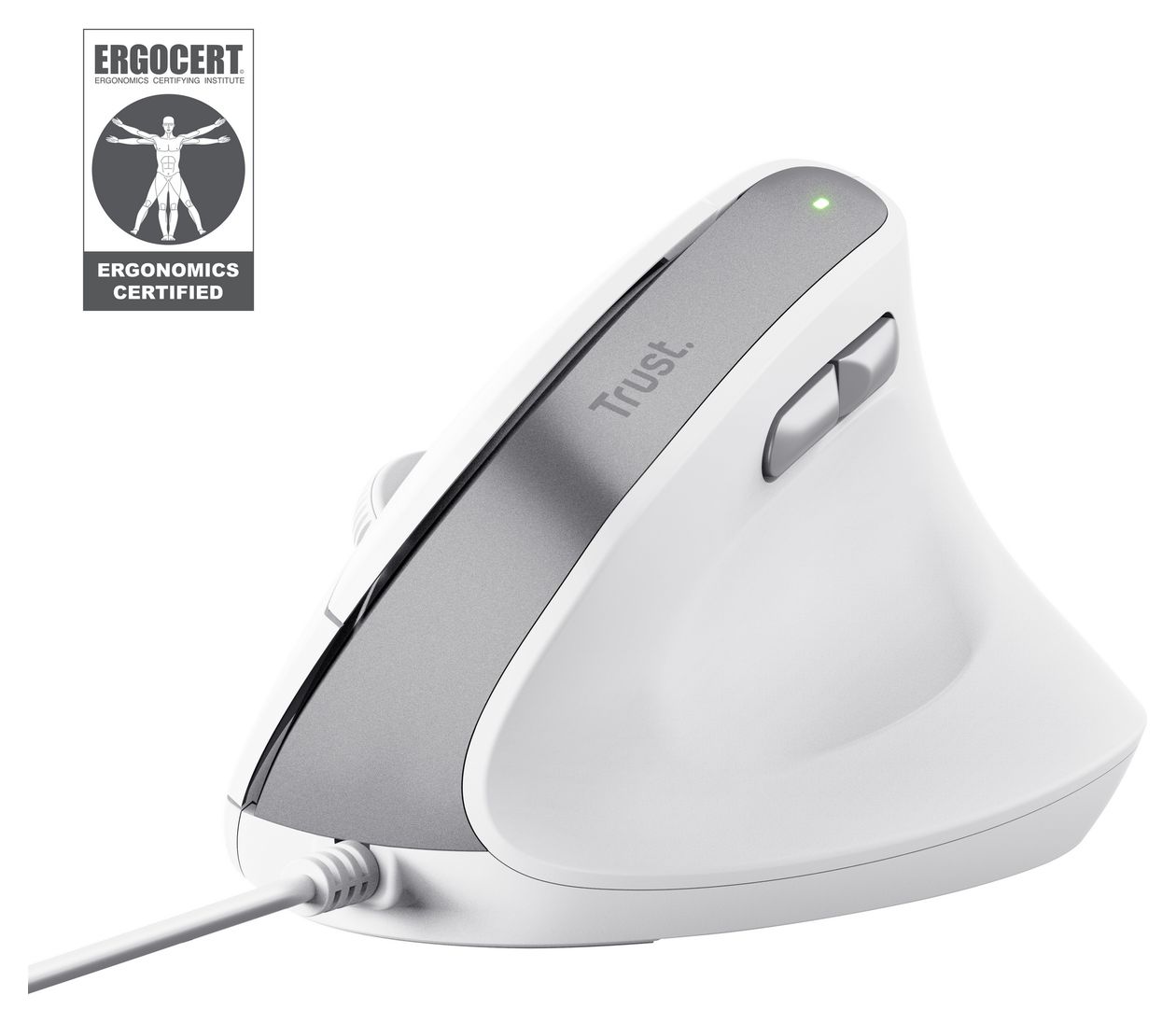 Bayo II 2400 DPI Büro Maus Optisch  (Weiß) 