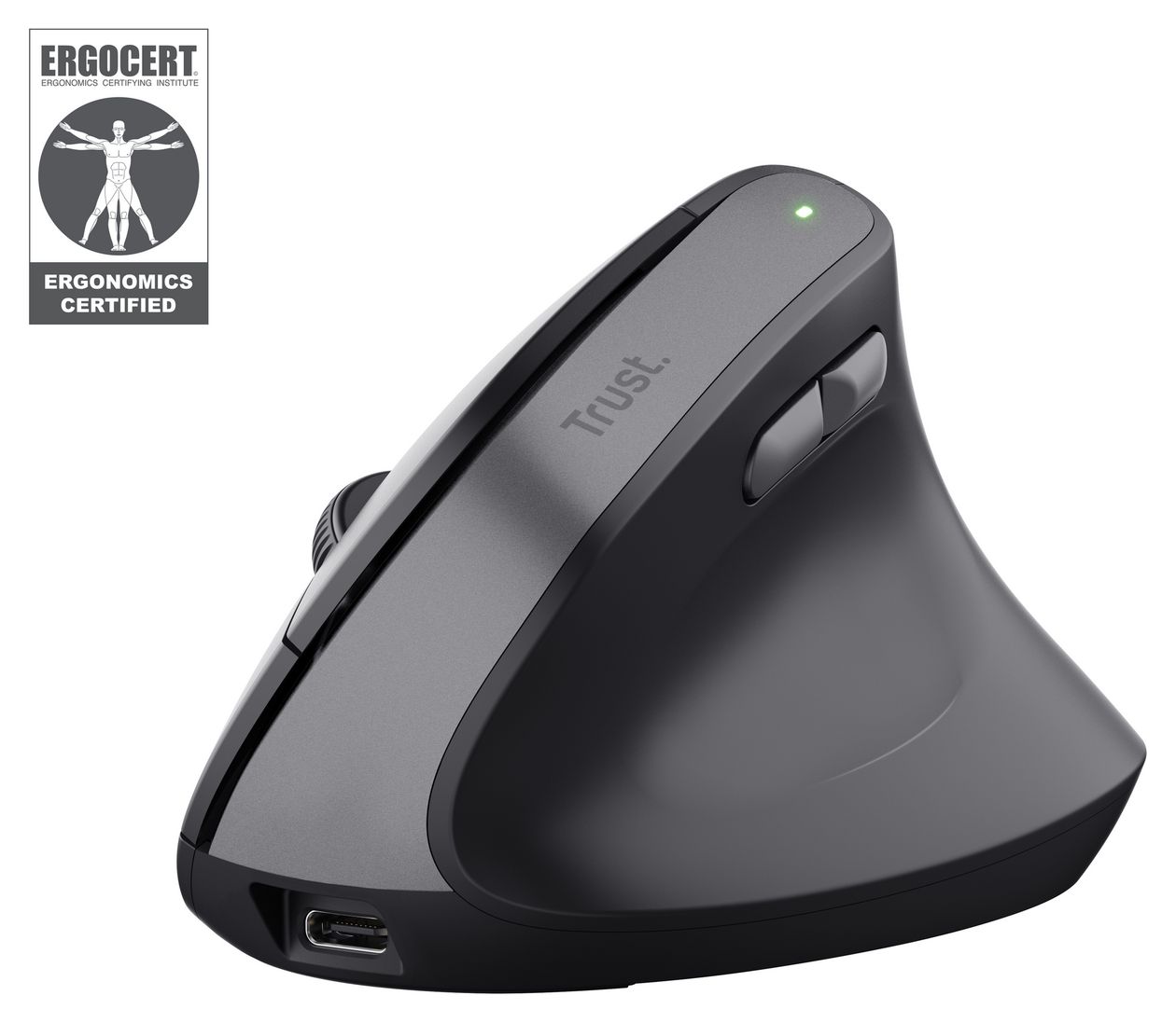 Bayo II Wireless 2400 DPI Medizinisch Maus Optisch  (Schwarz) 