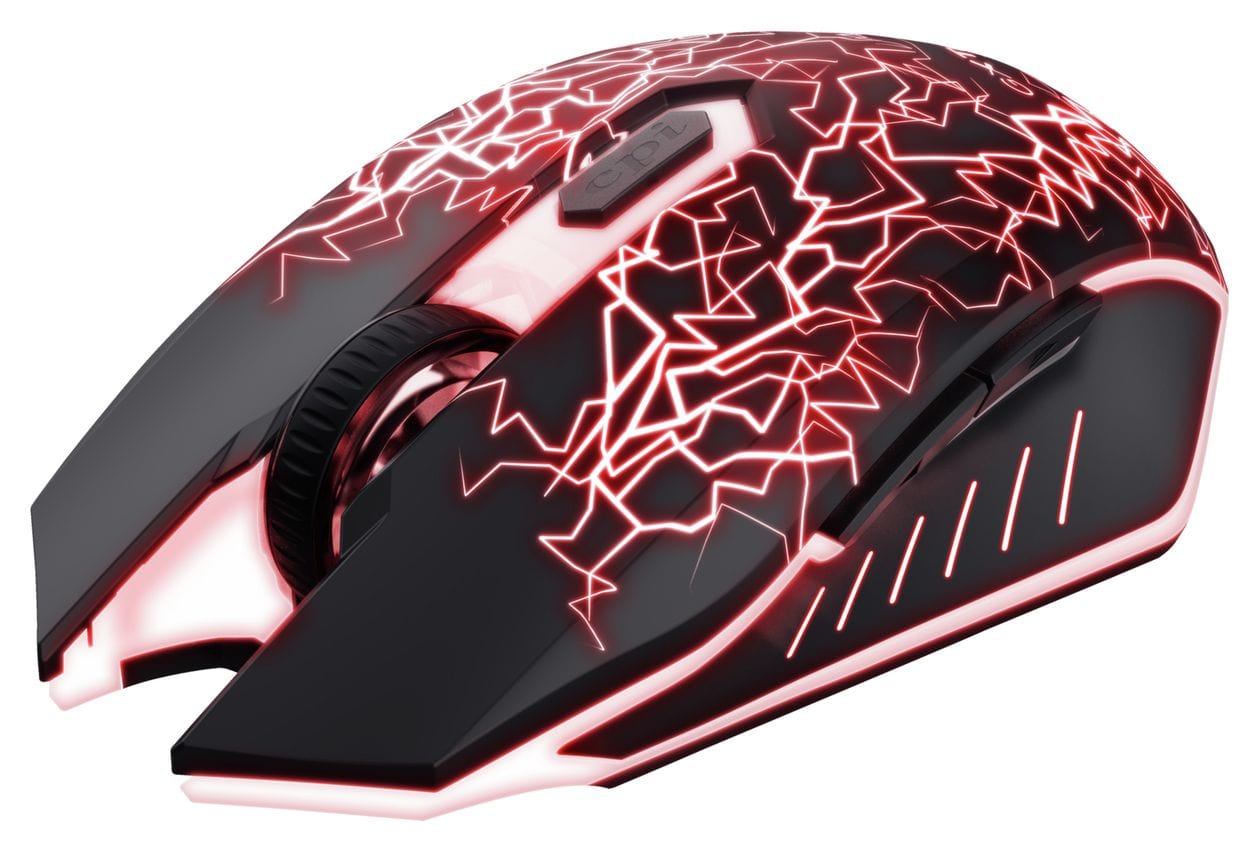 GXT 107 Izza 2000 DPI Gaming Maus Optisch  (Schwarz) 