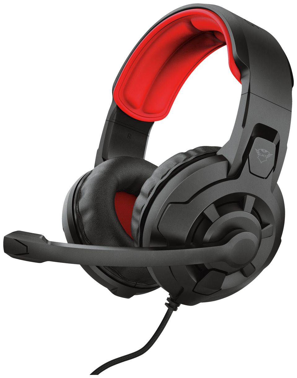 GXT411 Radius Over Ear Kopfhörer Kabelgebunden (Schwarz, Rot) 