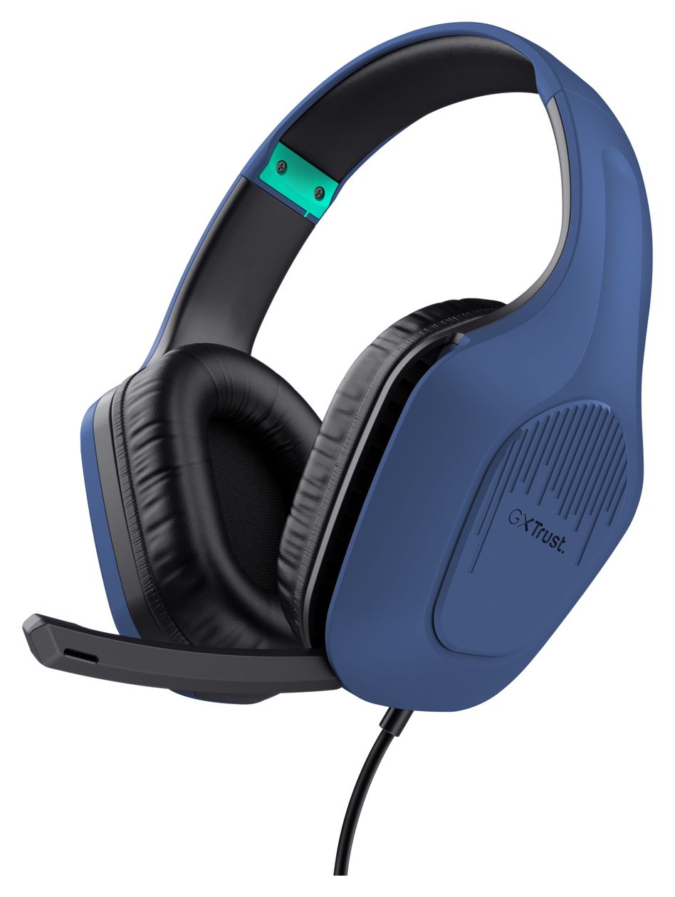 GXT415B Zirox Over Ear Kopfhörer Kabelgebunden  (Blau) 