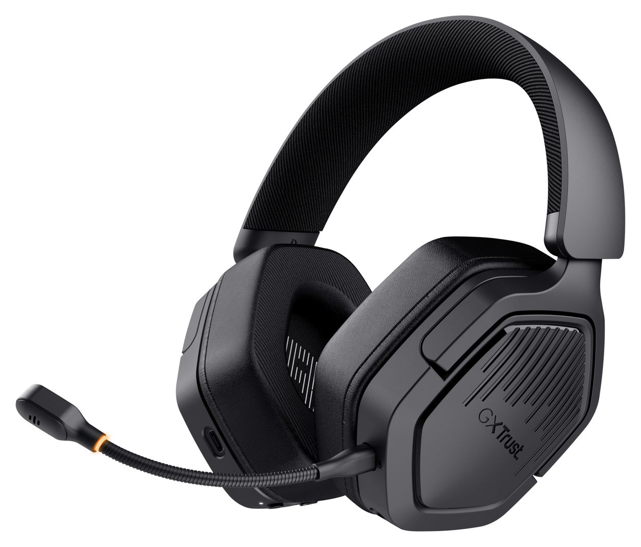 GXT493 Carus Over Ear Bluetooth Kopfhörer kabelgebunden&kabellos 20 h Laufzeit USB Type-C / USB Type-A  (Schwarz) 