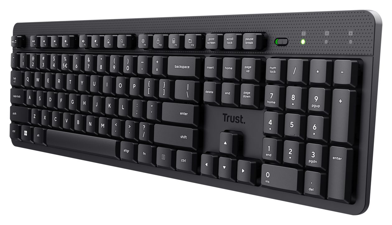 Ody II Büro Tastatur RF Wireless 2.4 GHz  (Schwarz) 