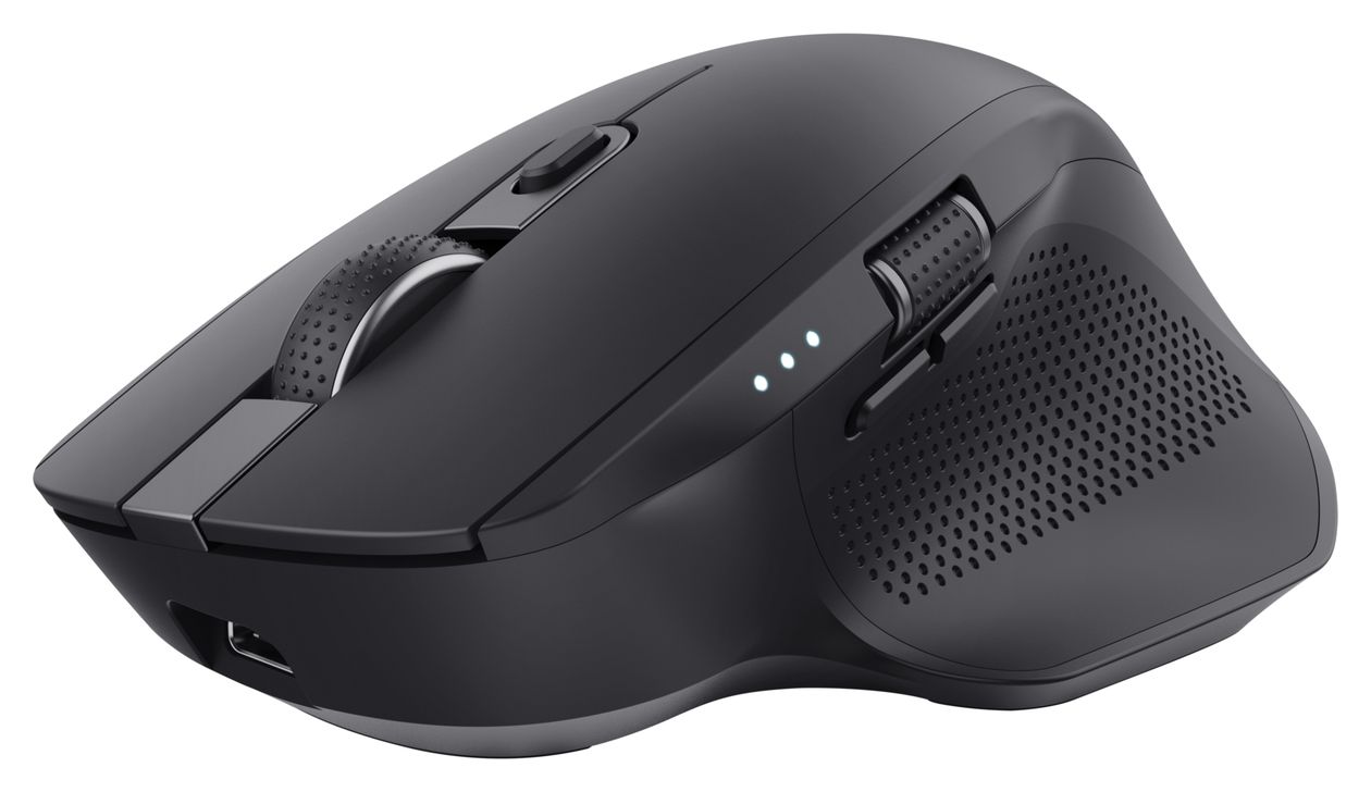 Ozaa+ 3200 DPI Büro Maus Optisch  (Schwarz) 