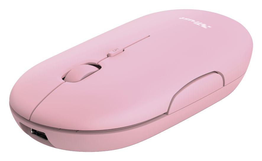 Puck 1600 DPI Büro Maus Optisch (Pink) 
