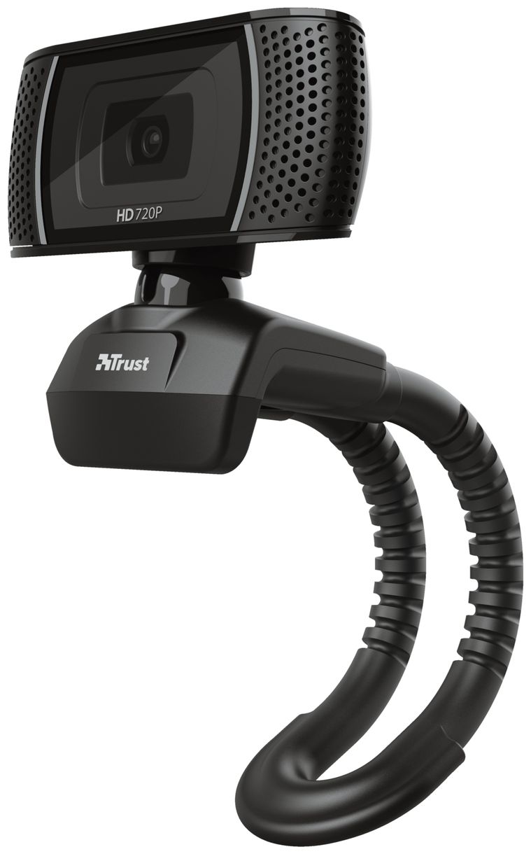 Trino HD Video Webcam 8 Megapixel bei Bildaufnahmen Schwarz 