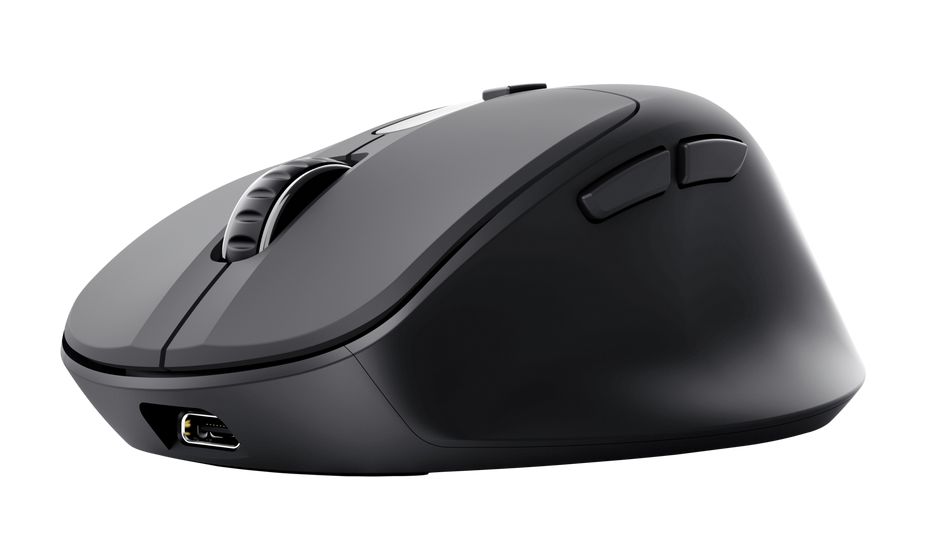 Zevo 4000 DPI Universal Maus Optisch  (Schwarz) 