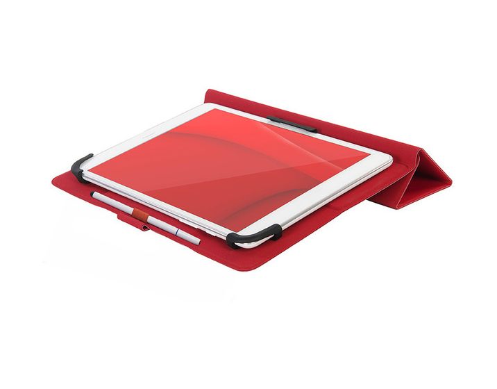 Facile Plus Folio für Jede Marke bis 27,9 cm (11") Sturzsicher, Kratzresistent, Schockresistent mit Magnetverschluss (Rot) 