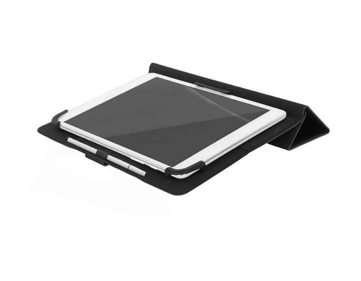 TAB-FAP10-BK Folio für Jede Marke bis 25,4 cm (10") Sturzsicher, Kratzresistent, Schockresistent mit Magnetverschluss (Schwarz) 