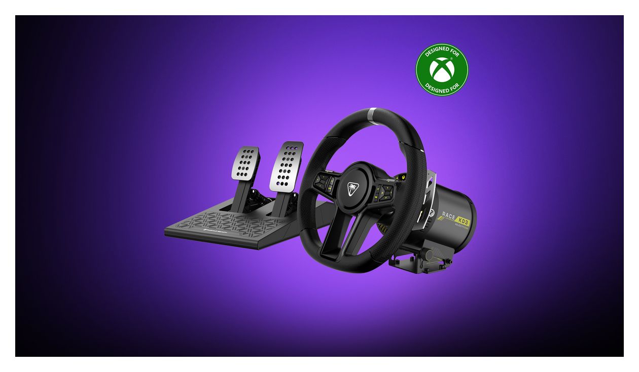 VelocityOne Race KD3 Getriebe + Pedale für Android, PC, Xbox One, Xbox One S, Xbox One X, Xbox Series S, Xbox Series X  (Schwarz) 