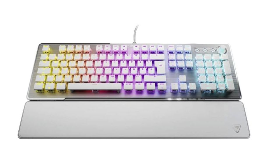 Vulcan II RGB-LED Gaming Tastatur USB  (Weiß) 
