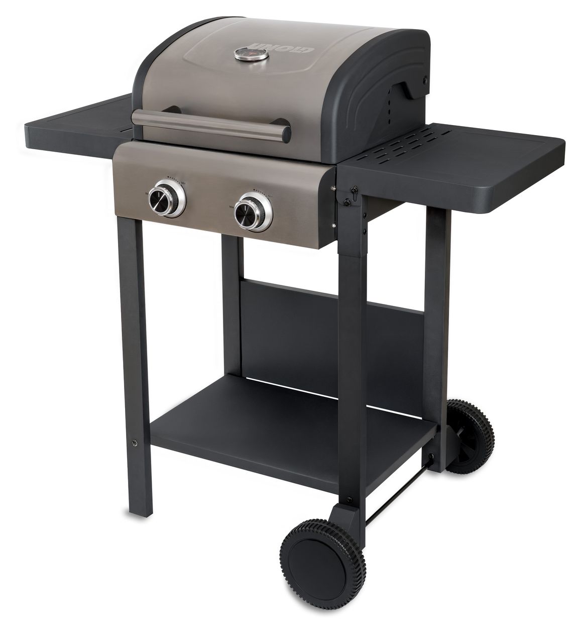 58595 Barbecue Grill-Wagen Buddy 2600 W  (Schwarz, Edelstahl) 