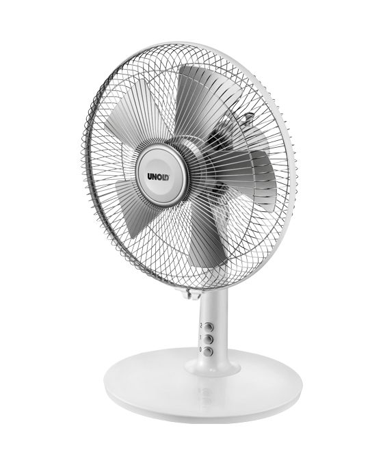 Silverline Ventilator Tisch neigbar  (Silber, Weiß) 