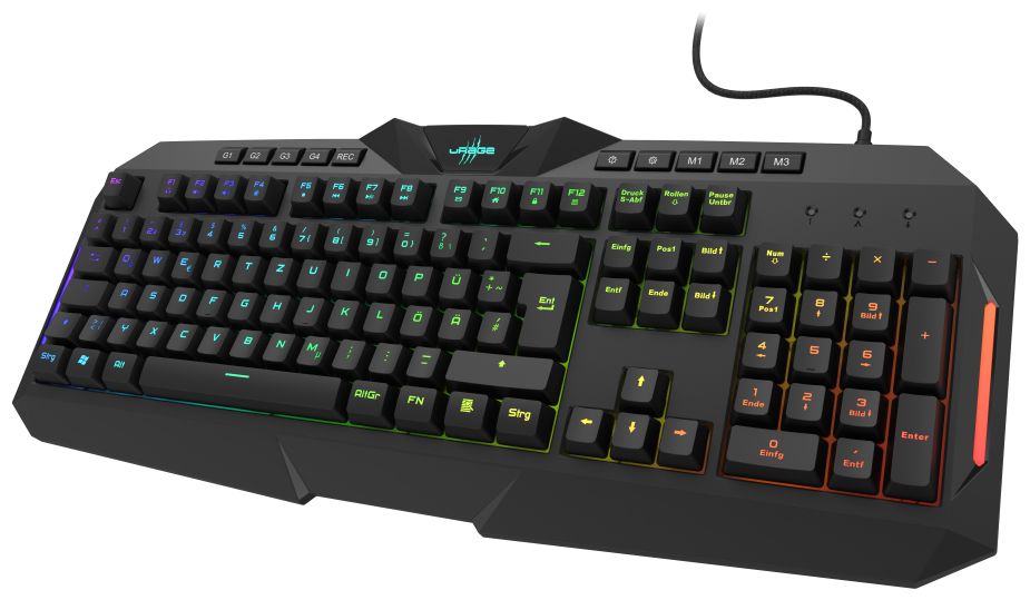 Exodus 700 semi-mechanical RGB-LED Gaming Tastatur (Schwarz) 