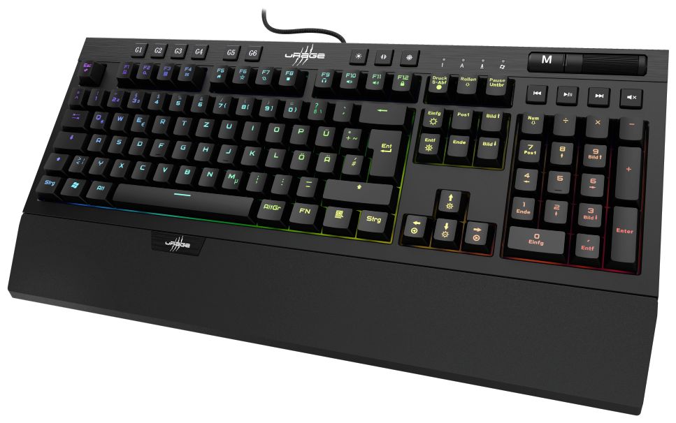 Exodus 900 Mechanical RGB-LED Gaming Tastatur (Schwarz) 