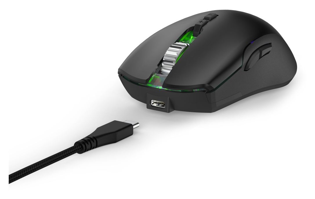 Reaper 510 16000 DPI Gaming Maus Optisch  (Schwarz) 