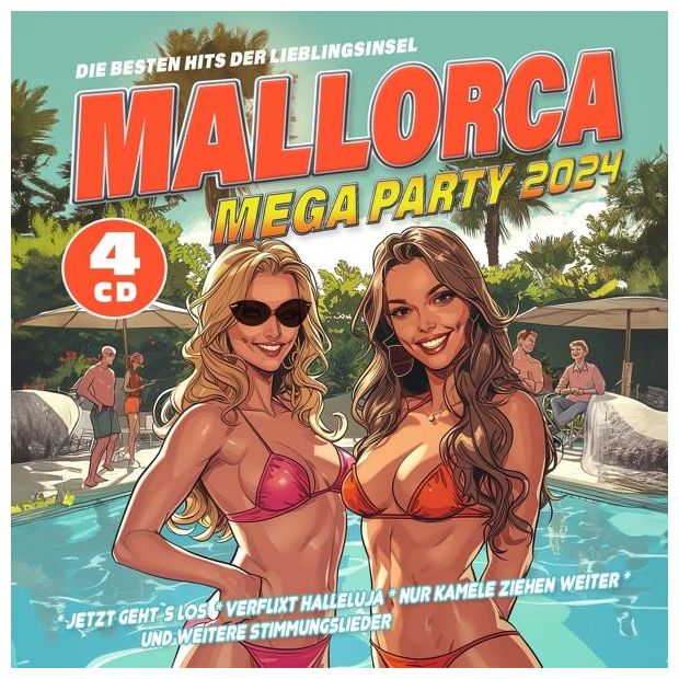 VARIOUS - Mallorca Mega Party 2024(4CD) 