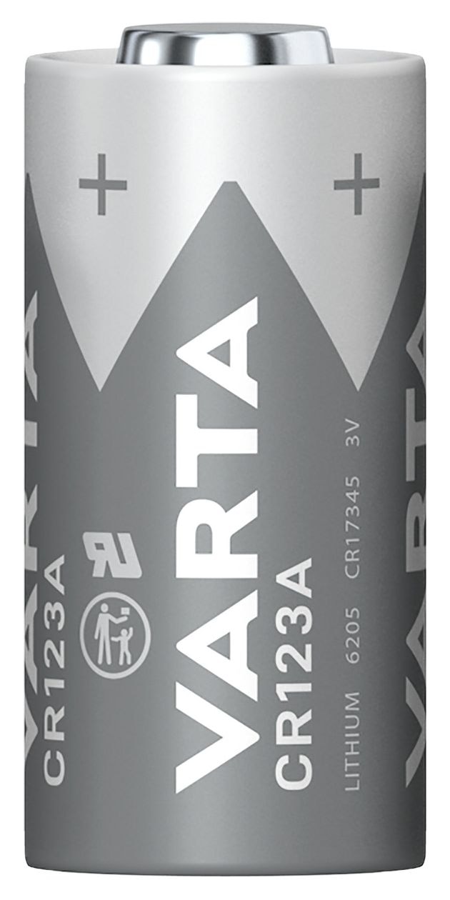 Batterien CR123A Lithium Rundzelle, 1 Stück, 3V, Spezialbatterien für elektronische Kleingeräte, mit langanhaltender, höchster Leistung 