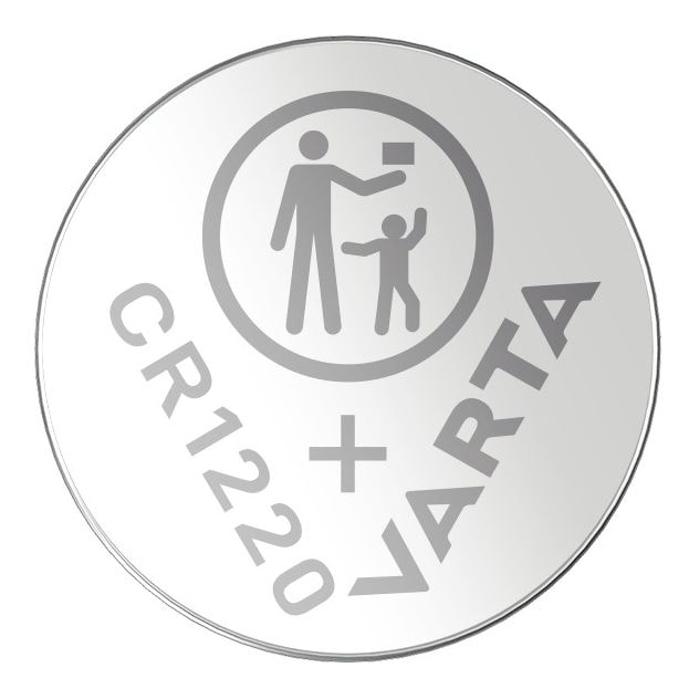 Lithium Coin Knopfzelle CR1220 Lithium 3 V 1 Stück  (Metallisch) 
