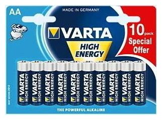 High Energy AA 10-pack 
