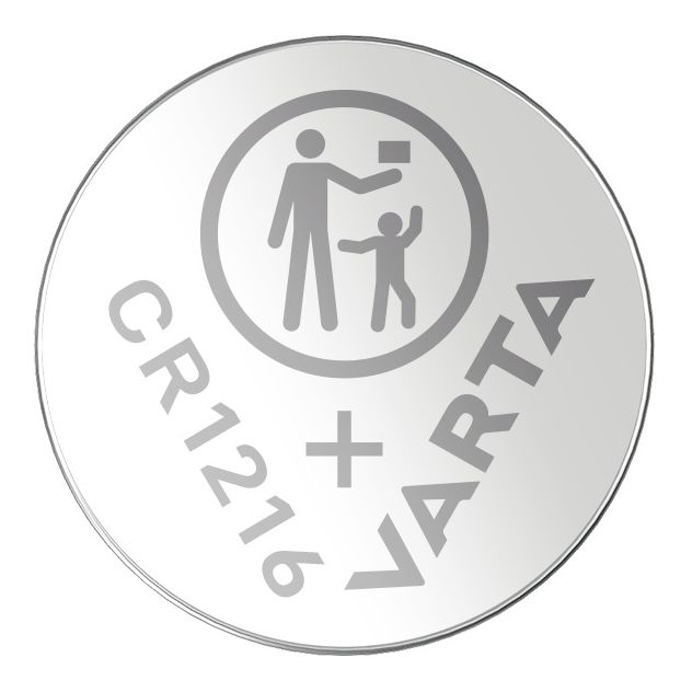Lithium Coin Knopfzelle CR1216 Lithium 3 V 1 Stück  (Aluminium) 