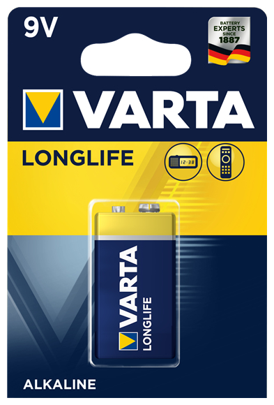 Longlife Extra E-Block 4122 9V Batterie Alkali-Mangan 