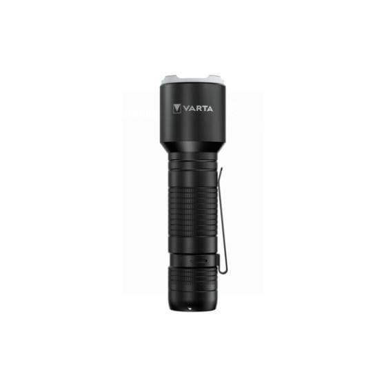 Taschenlampe LED inkl. 3x AA Batterien, Aluminium Light F30 Pro Leuchte, Lampe mit drei Leuchtmodi, Taschenleuchte mit Aluminiumgehäuse, texturiertem Griff, stoßfest 