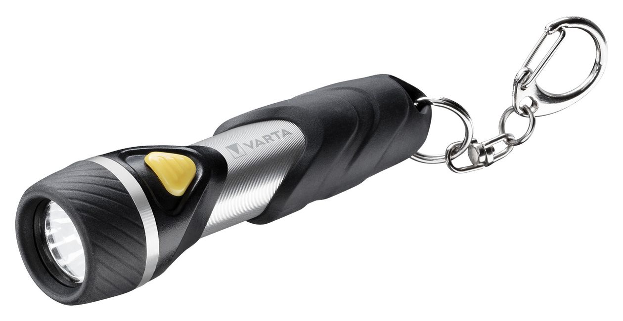 Taschenlampe LED inkl. 1x AAA Batterien, Day Light Key Chain, handliche Schlüsselleuchte, stoßfeste Taschenleuchte, Schlüsselanhänger ideal für Haushalt, Outdoor 