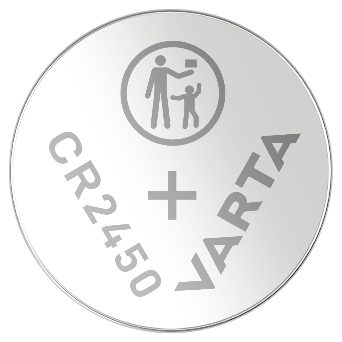 VARTA Batterien Knopfzelle CR2450, 4 Stück, Lithium Coin, 3V, kindersichere Verpackung, für elektronische Kleingeräte 