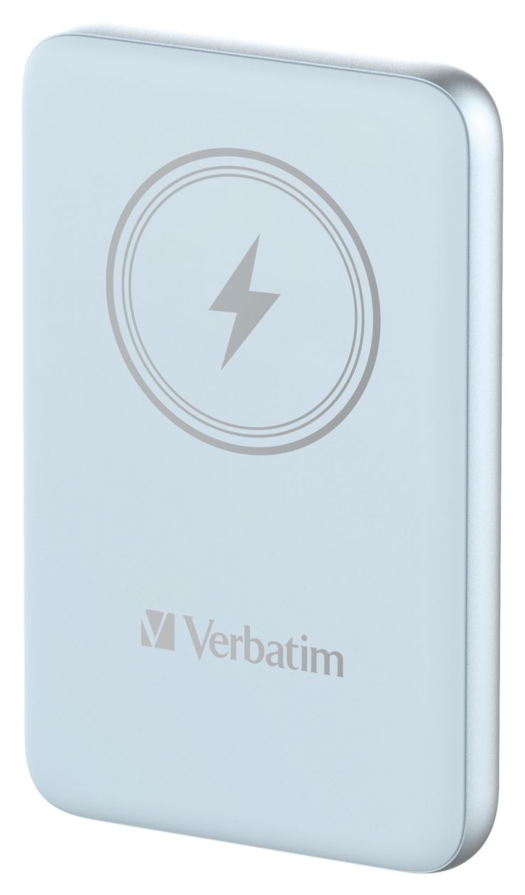 Charge 'n' Go 10000 mAh Powerbank USB Typ-C Kabelloses Laden  (Blau) 