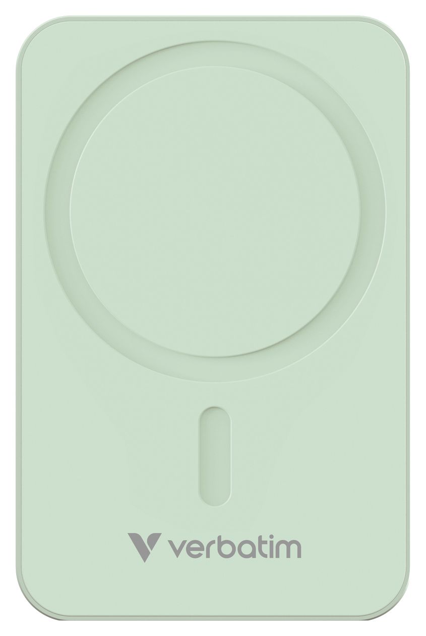 Charge 'n' Go Essentials 20000 mAh Powerbank USB Typ-C Kabelloses Laden  (Grün) 