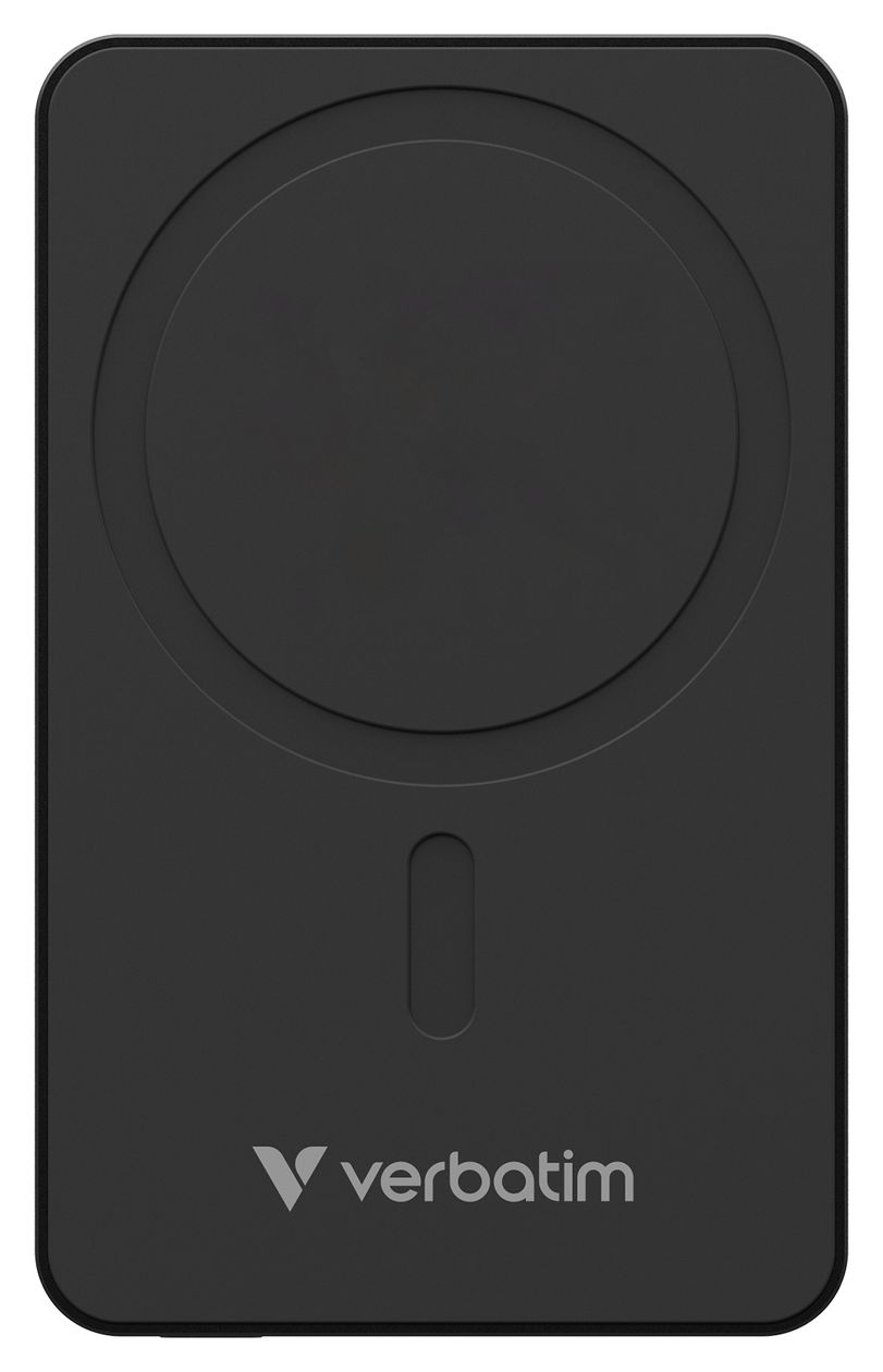 Charge 'n' Go Essentials 5000 mAh Powerbank USB Typ-C Kabelloses Laden  (Schwarz) 