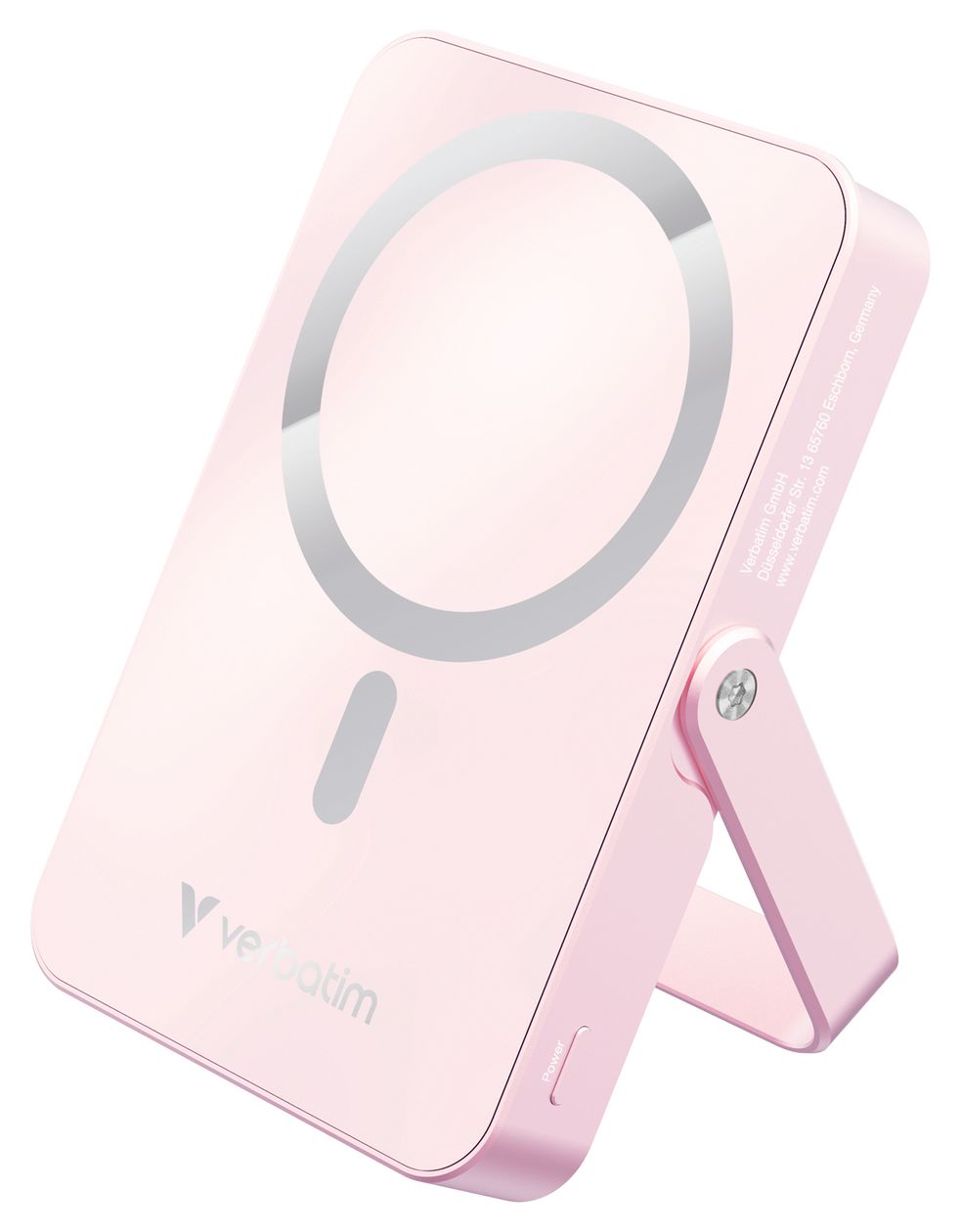 Charge 'n' Go Magnetic Wireless 10000 mAh Powerbank USB Typ-C Kabelloses Laden  (Pink) 