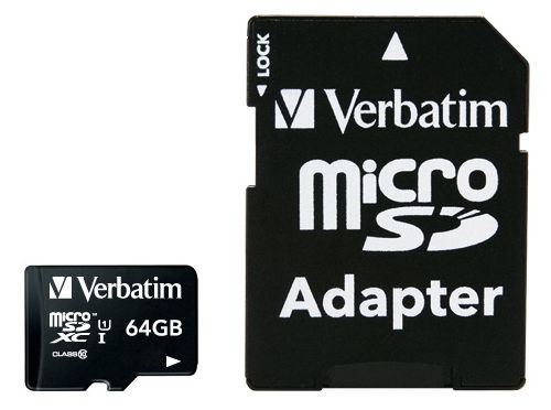 Premium MicroSDXC Speicherkarte 64 GB Class 1 (U1) Klasse 10 