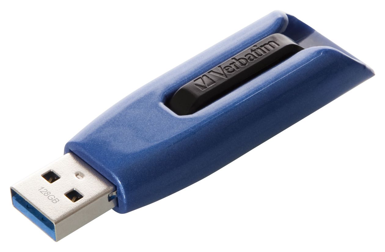 V3 MAX USB Typ-A Stick 128 GB  (Schwarz, Blau) 