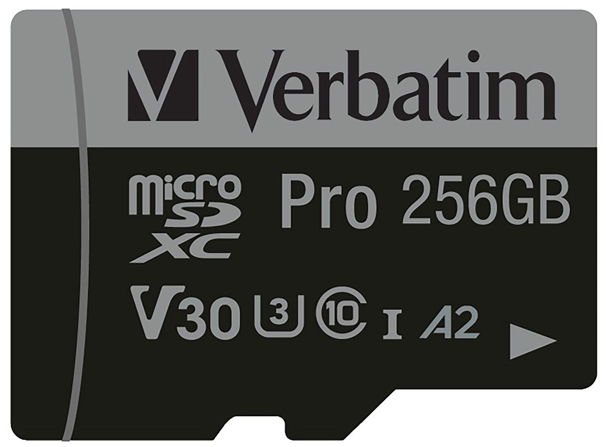 Pro U3 256GB Micro SDXC Karte, mit Adapter MicroSDXC Speicherkarte 256 GB Class 3 (U3) Klasse 10 