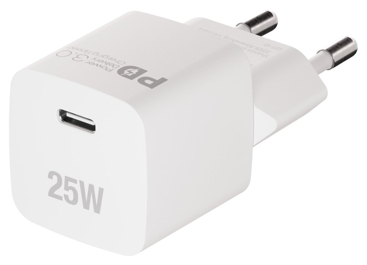 25W Super Fast Charge USB Type-C Schnellladegerät für Samsung, Apple und andere Geräte 