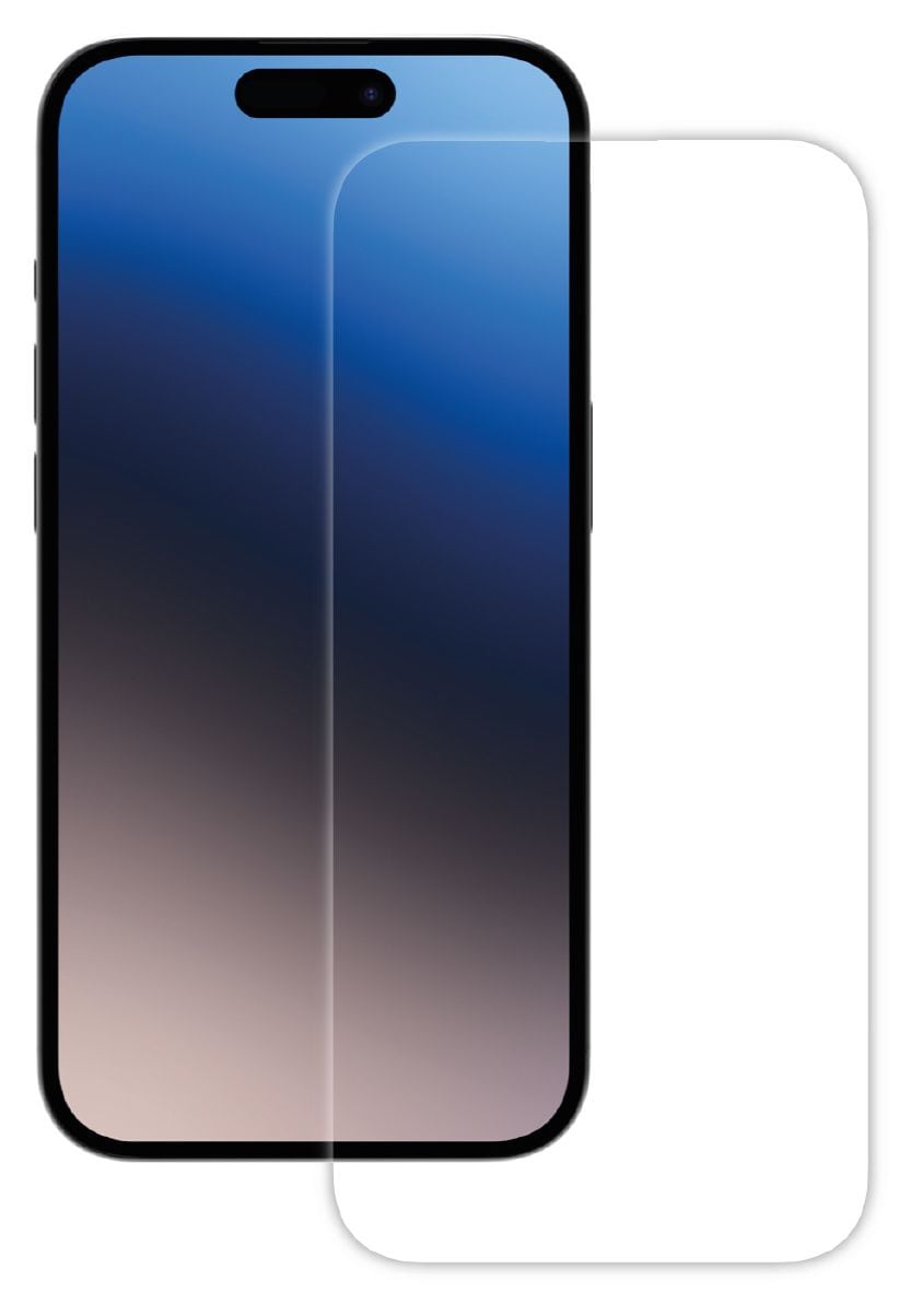 2D Klare Bildschirmschutzfolie gehärtetes Glas 9H für Apple iPhone 15 Pro 