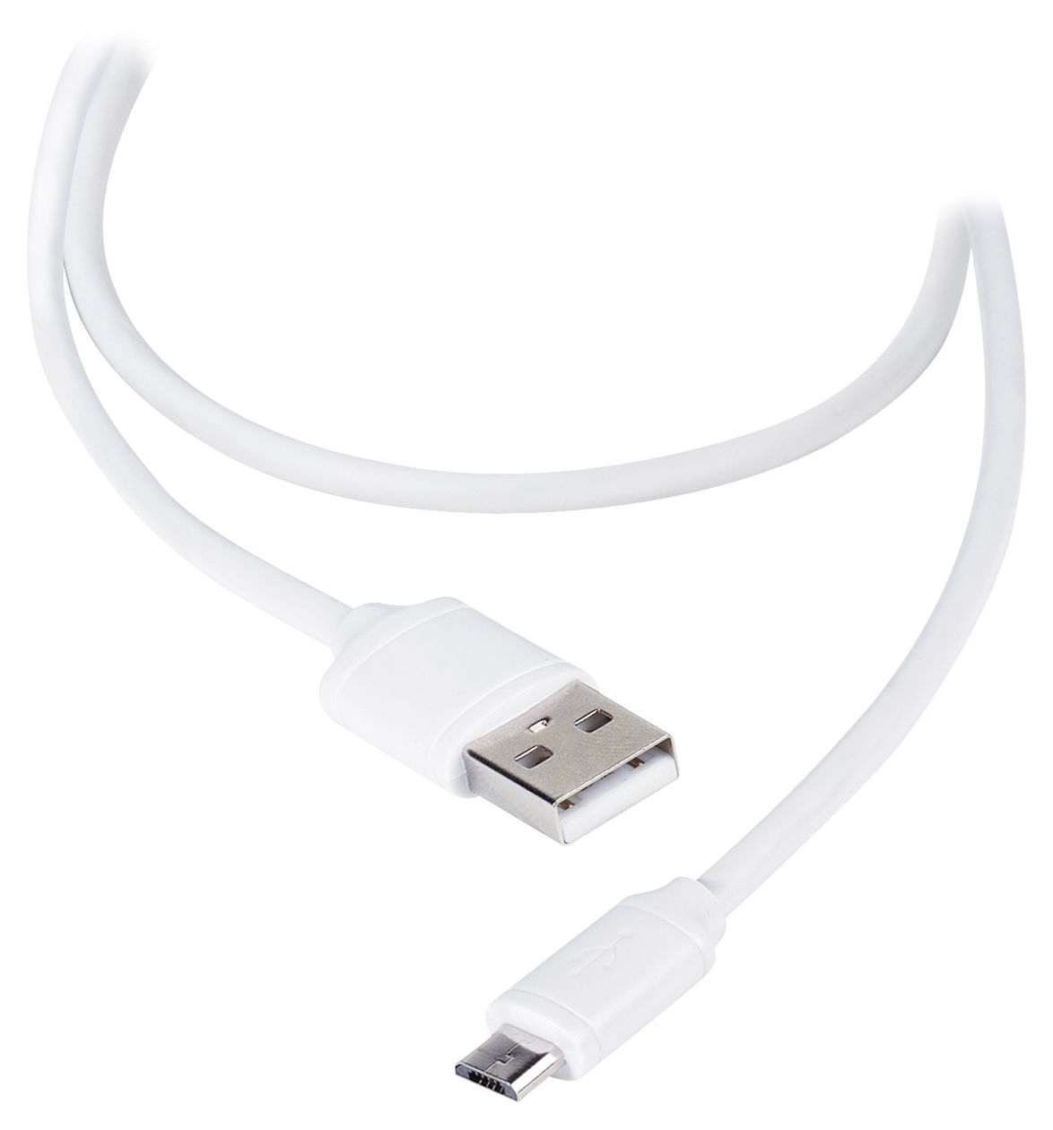 36252 Stecker Micro-USB B auf USB A 1,2 m  (Weiß) 