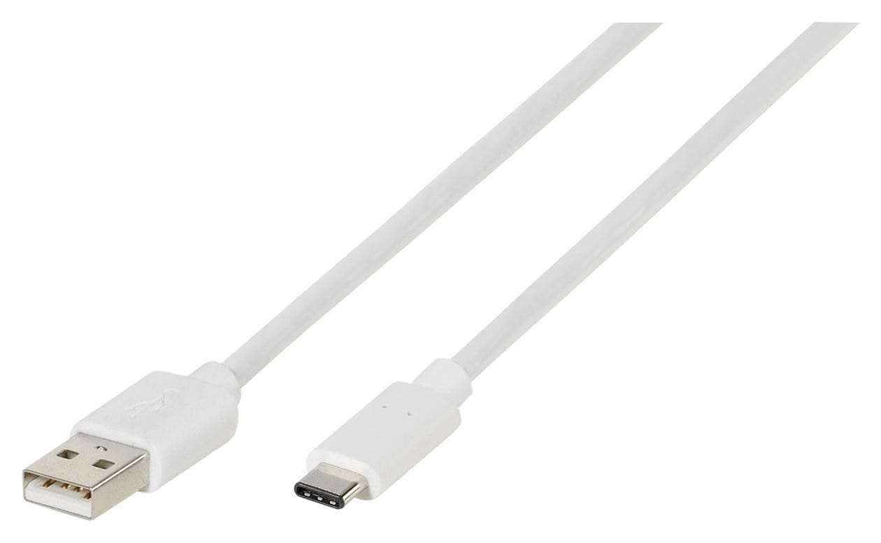 38755 USB A auf USB C Männlich 0,5 m  (Weiß) 