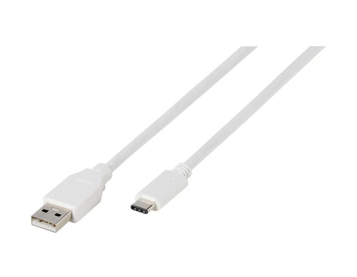 38756 USB C auf USB A Männlich 1,2 m  (Weiß) 