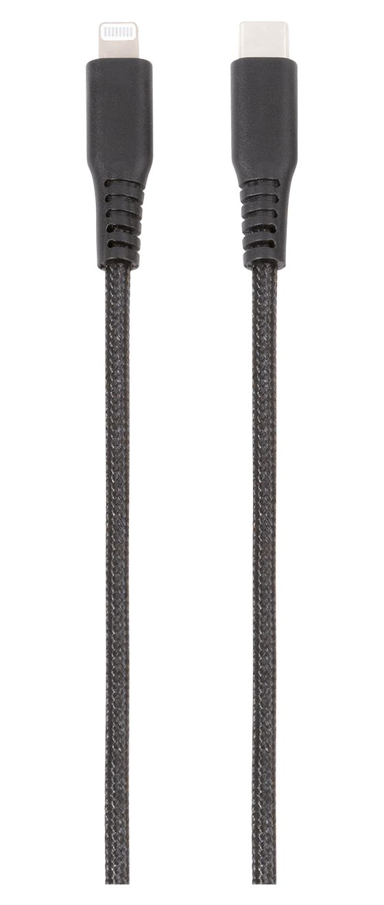 61692 Lightning auf USB C Männlich 1,5 m  (Schwarz) 
