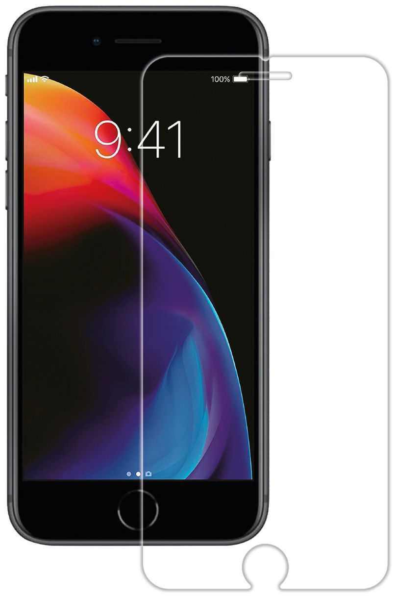 61718 Klare Bildschirmschutzfolie gehärtetes Glas für  Apple iPhone SE 2020 Kratzresistent, Schockresistent 