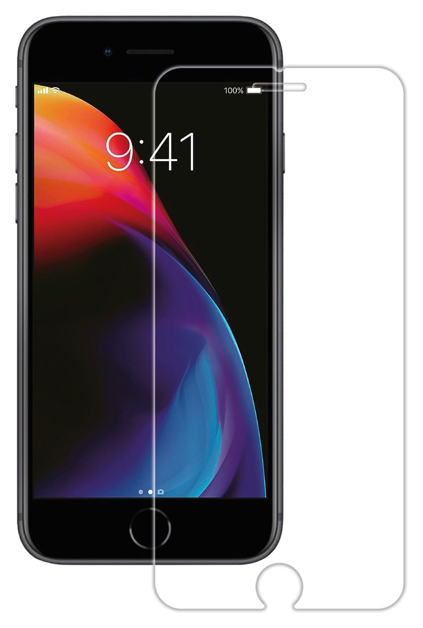 61718 Klare Bildschirmschutzfolie gehärtetes Glas für  Apple iPhone SE 2020 Kratzresistent, Schockresistent 