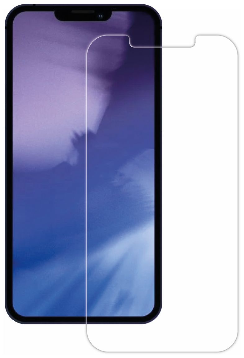 62136 Klare Bildschirmschutzfolie gehärtetes Glas 9H für  Apple iPhone 12, iPhone 12 Pro Stoßfest, Staubresistent, Kratzresistent, Splitterfrei 