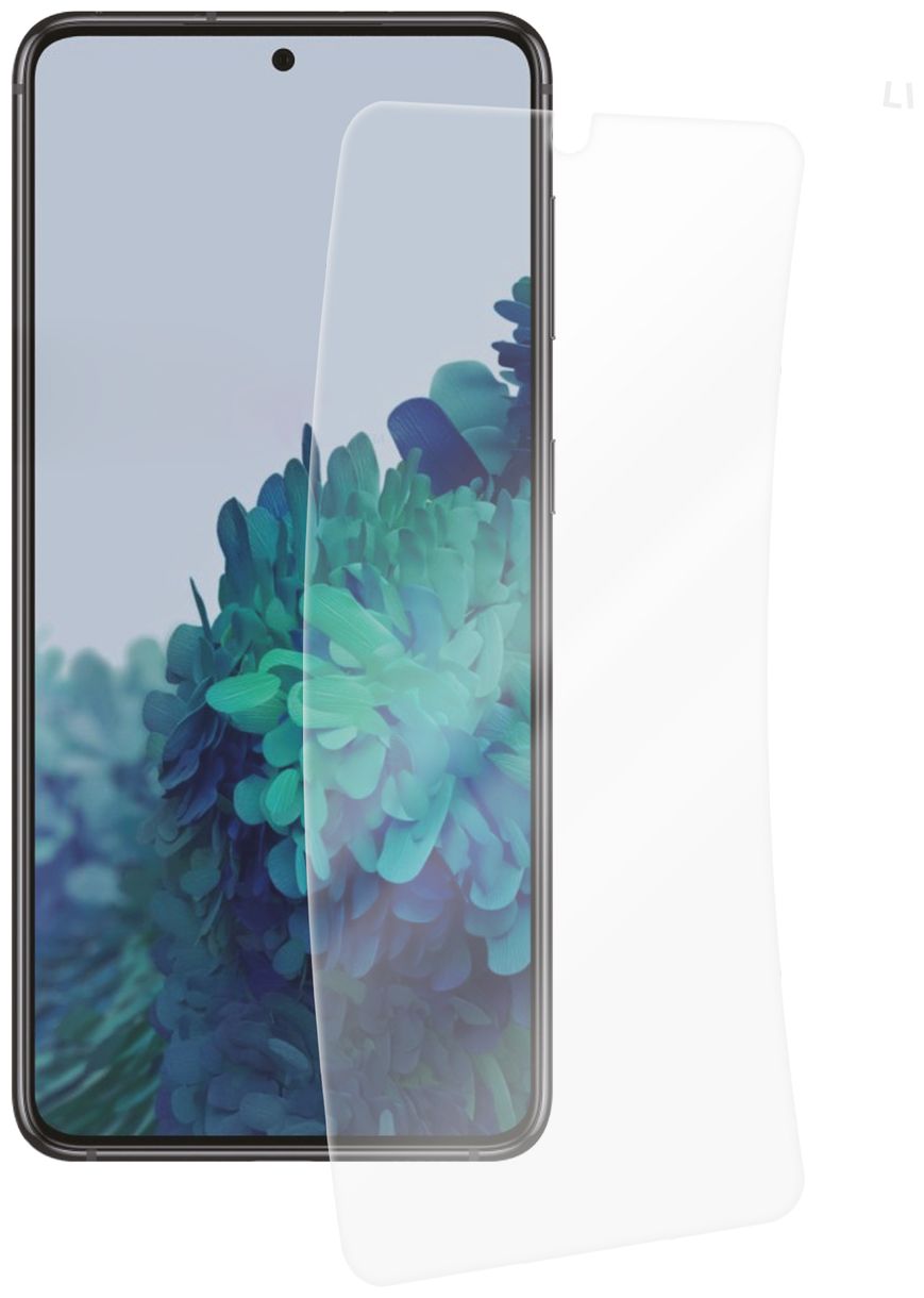 62411 Klare Bildschirmschutzfolie Glas 9H für  Samsung Galaxy S21+ 5G Schmutzabweisend, Schlagfest, Ölbeständig, Kratzresistent, Splitterfrei 